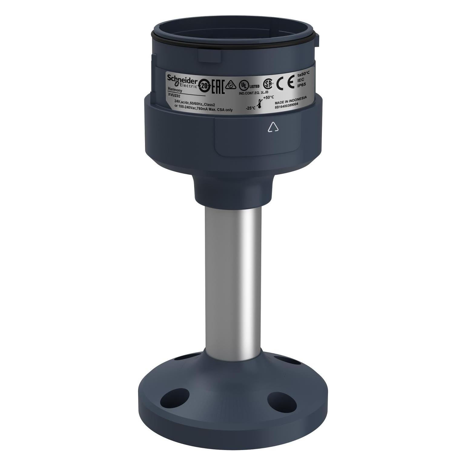 Schneider Electric Support Tube and Base, Black (XVUZ02)