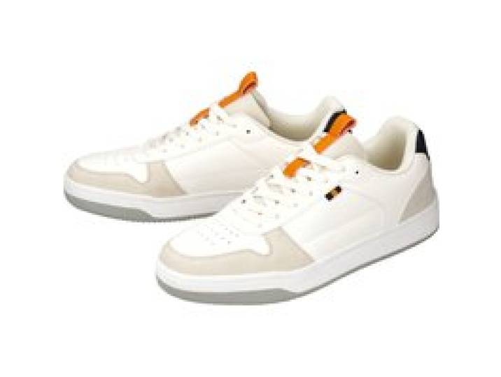 ESMARA MEN Baskets homme (Blanc, 44)