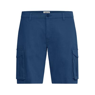 Cargoshorts SOLID "Cargoshorts SDKarim", Herren, Gr. S, N-Gr, blau (marineblaus), Obermaterial: 99% Baumwolle CO. 1% Elasthan EL., Hosen