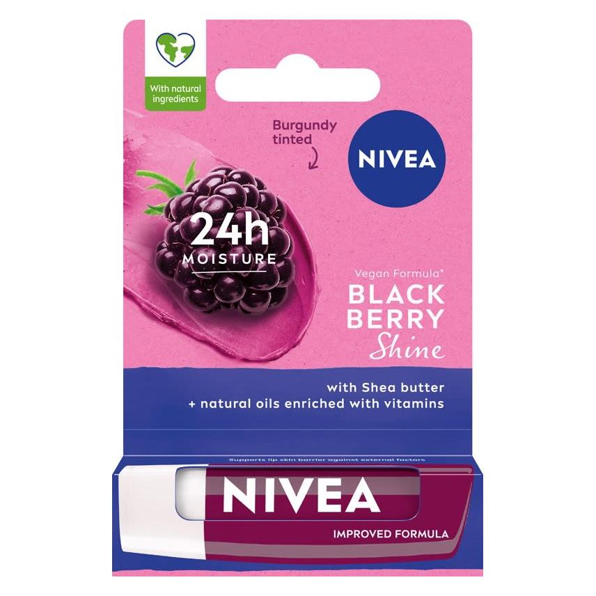 NIVEA Blackberry Shine Lipstick 5.5Ml (37891328)
