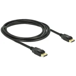 DeLOCK 2m Displayport 1.2a Schwarz