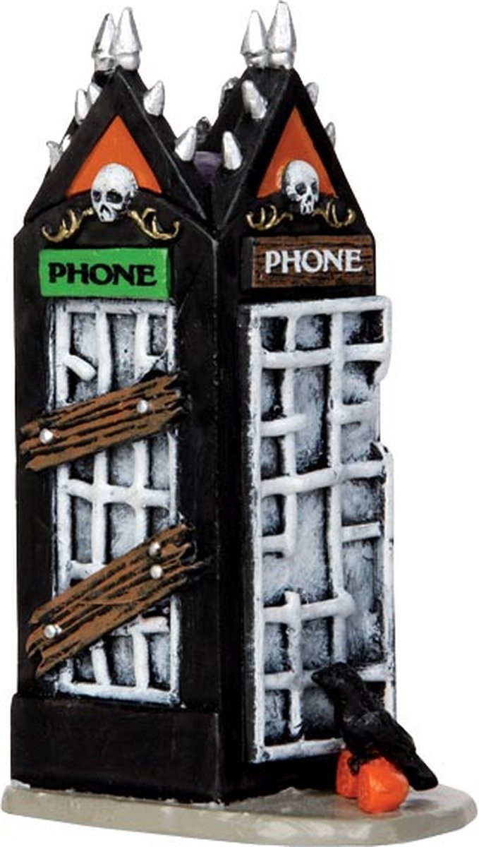 Lemax Spooky Phonebooth Kerstdorp Decoratie