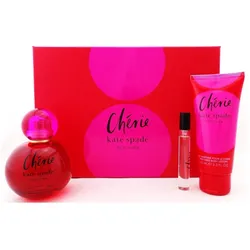 Kate Spade, Beauty Geschenkset, Cherie 3-teiliges Eau De Parfum Geschenkset für Frauen Spray (Parfum Set)