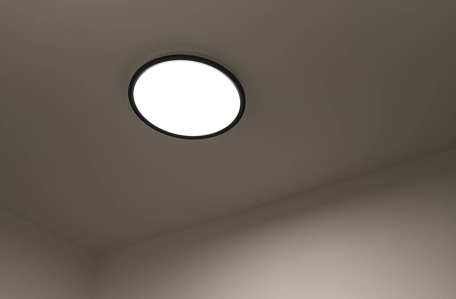Nordlux Liva Smart Color Plafondlamp - Zwart - Rond - RGBW LED