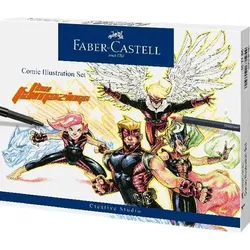 FABER-CASTELL Faber Castell Comic Illustration Set 11-teilig