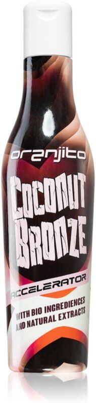 Oranjito Coconut Bronze Accelerator lait bronzant pour solarium avec biocomposants et accélérateur de bronzage 200 ml