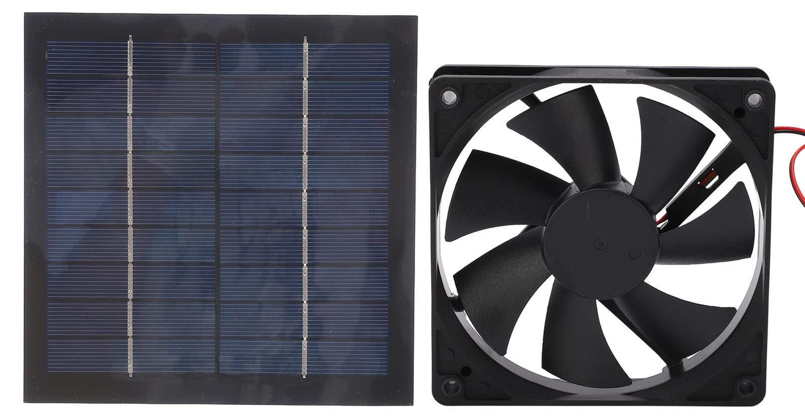 Dripio Zonne-energie ventilator 20W IP65 waterdicht voor buitengebruik