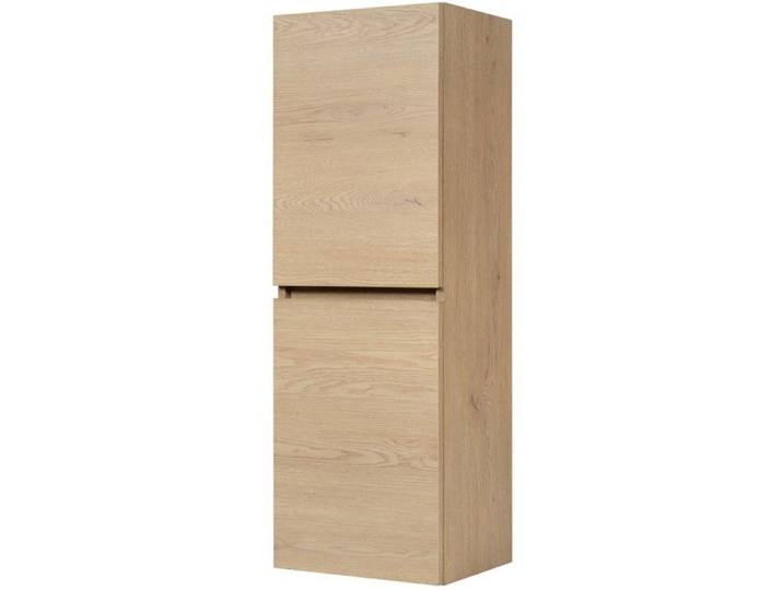 Colonne suspendue de salle de bain SIMPLE chêne clair 35 x 136 cm