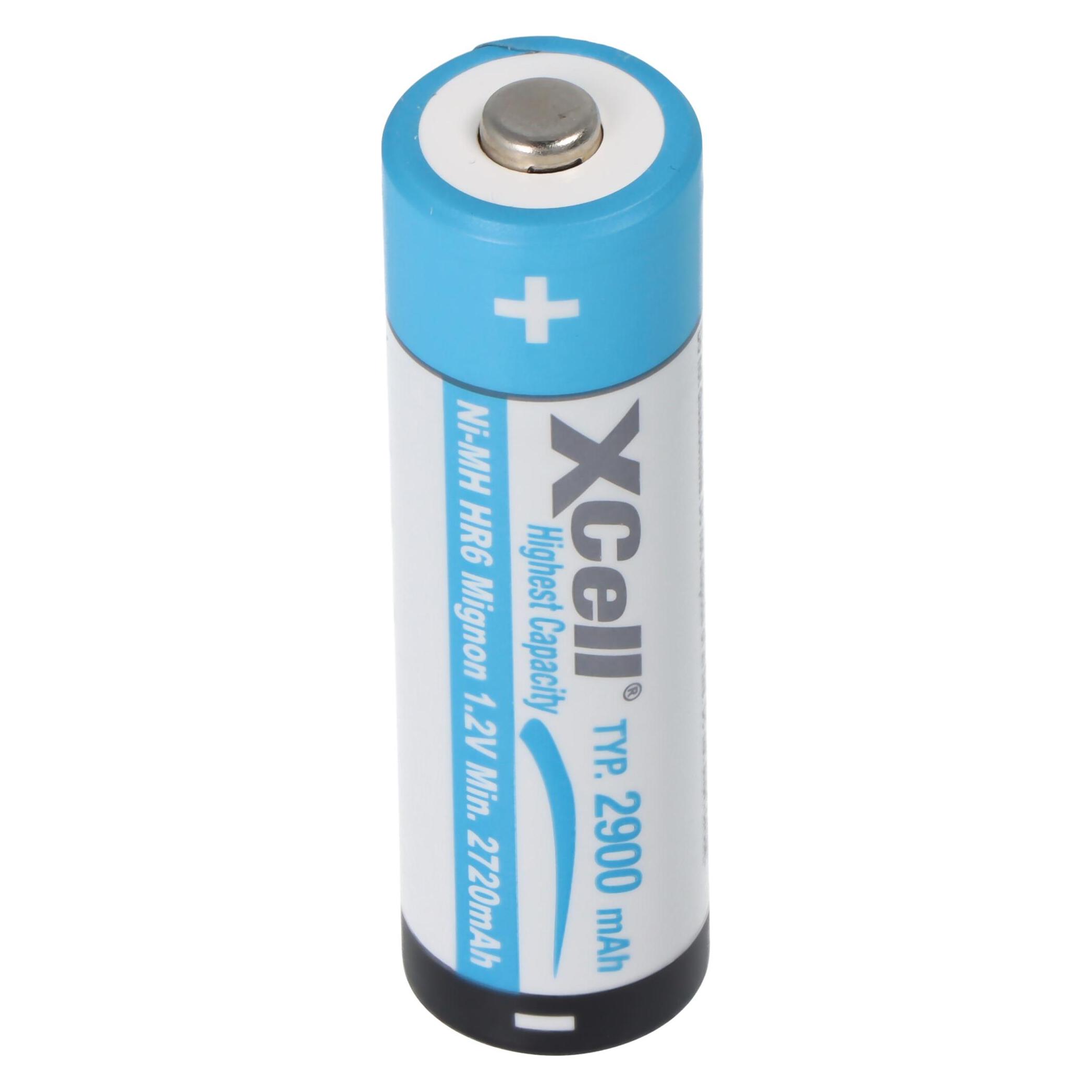 XCell 4er-Set Akkus Typ AA (Mignon), Ni-MH, 1,2V / 2700mAh (4 Stk., AA, 2700 mAh) (150851)