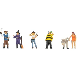 NOCH 15859 H0 Karneval Figuren-Set, handbemalt, Spur H0 1:87