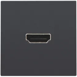 Niko Züblin 122-69417 Abdeckung mit HDMI zu HDMI Verbindung, anthracite coated 12269417