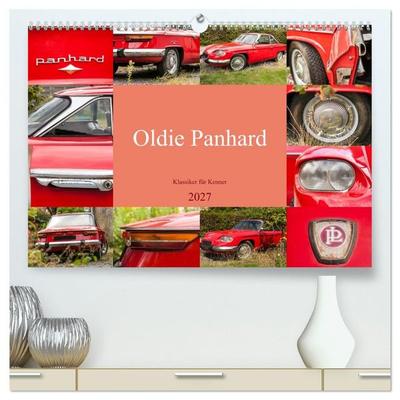 Oldie Panhard - Klassiker für Kenner (hochwertiger Premium Wandkalender 2027 DIN A2 quer), Kunstdruck in Hochglanz