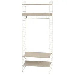 Funktionale Design Standgarderobe Beige