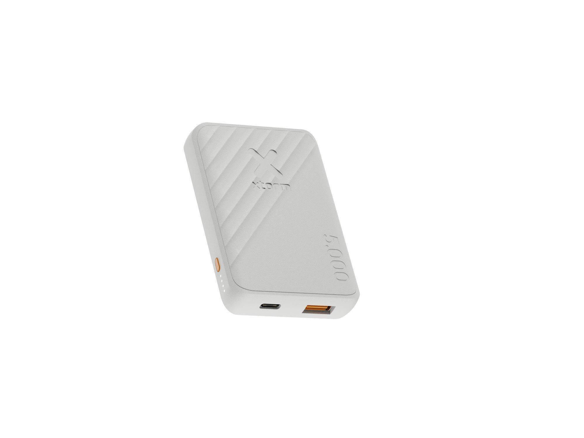 Xtorm Go2-Series Powerbank 5.000 mAh 12W 1x USB-C / 1x USB-A weiß XG2050
