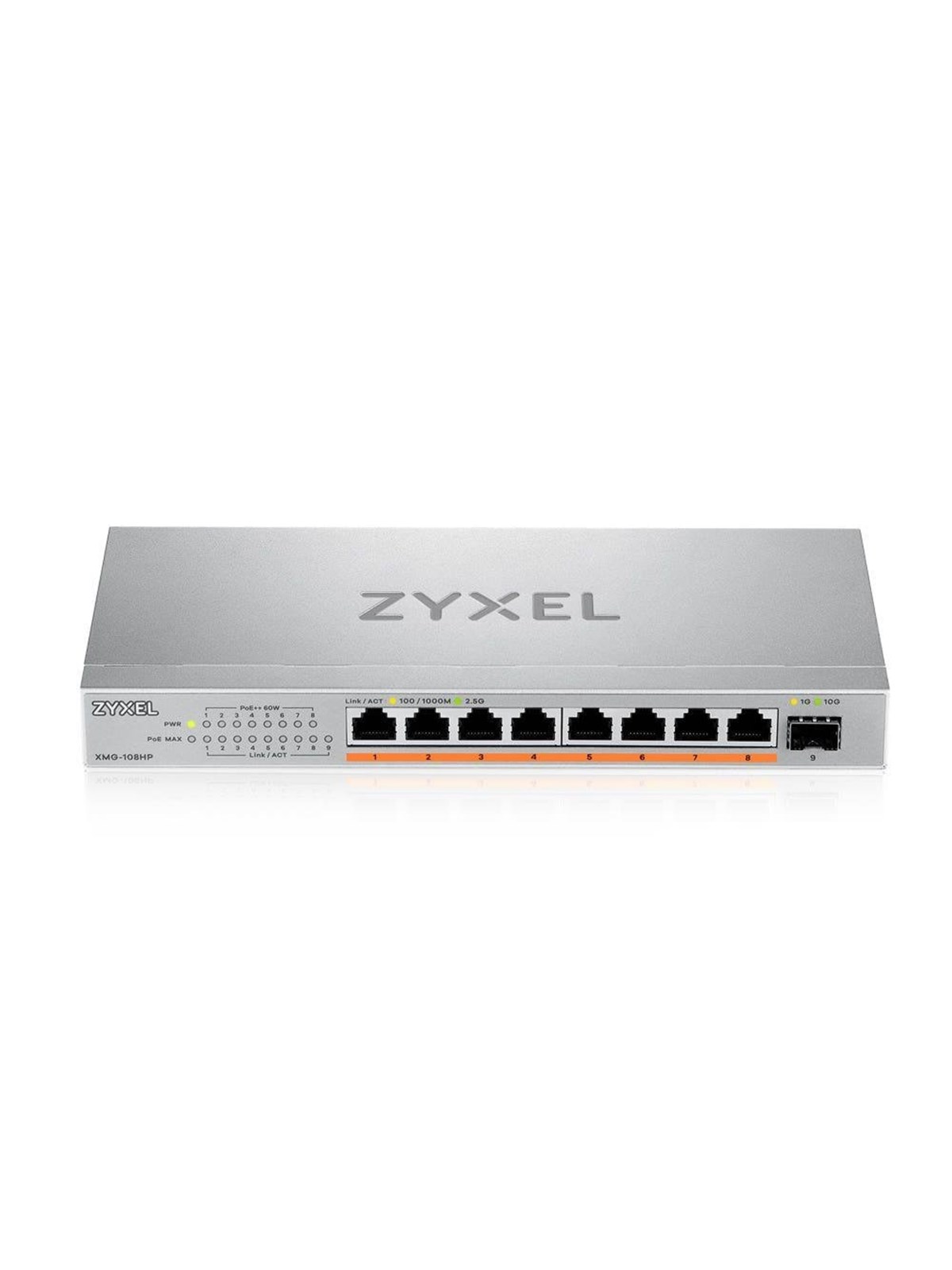 ZyXEL XMG-108HP 8-Port 2.5G Unmanaged Switch 10G Uplink