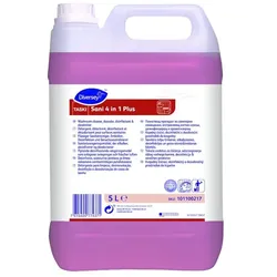 Sanitärreiniger Diversey Taski Sani 4 in 1 Plus Conc 5 L entkalkend, desinfizierend und geruchsneutralisierend