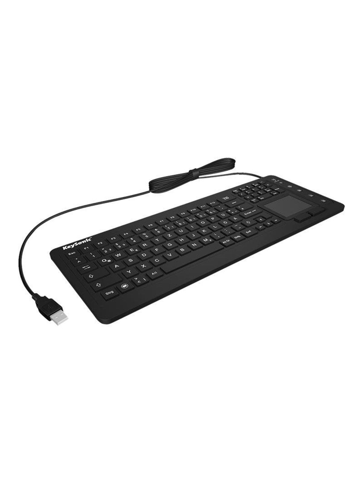 KeySonic KSK-6231 Inel - Tastatur - Englisch (US) - Schwarz