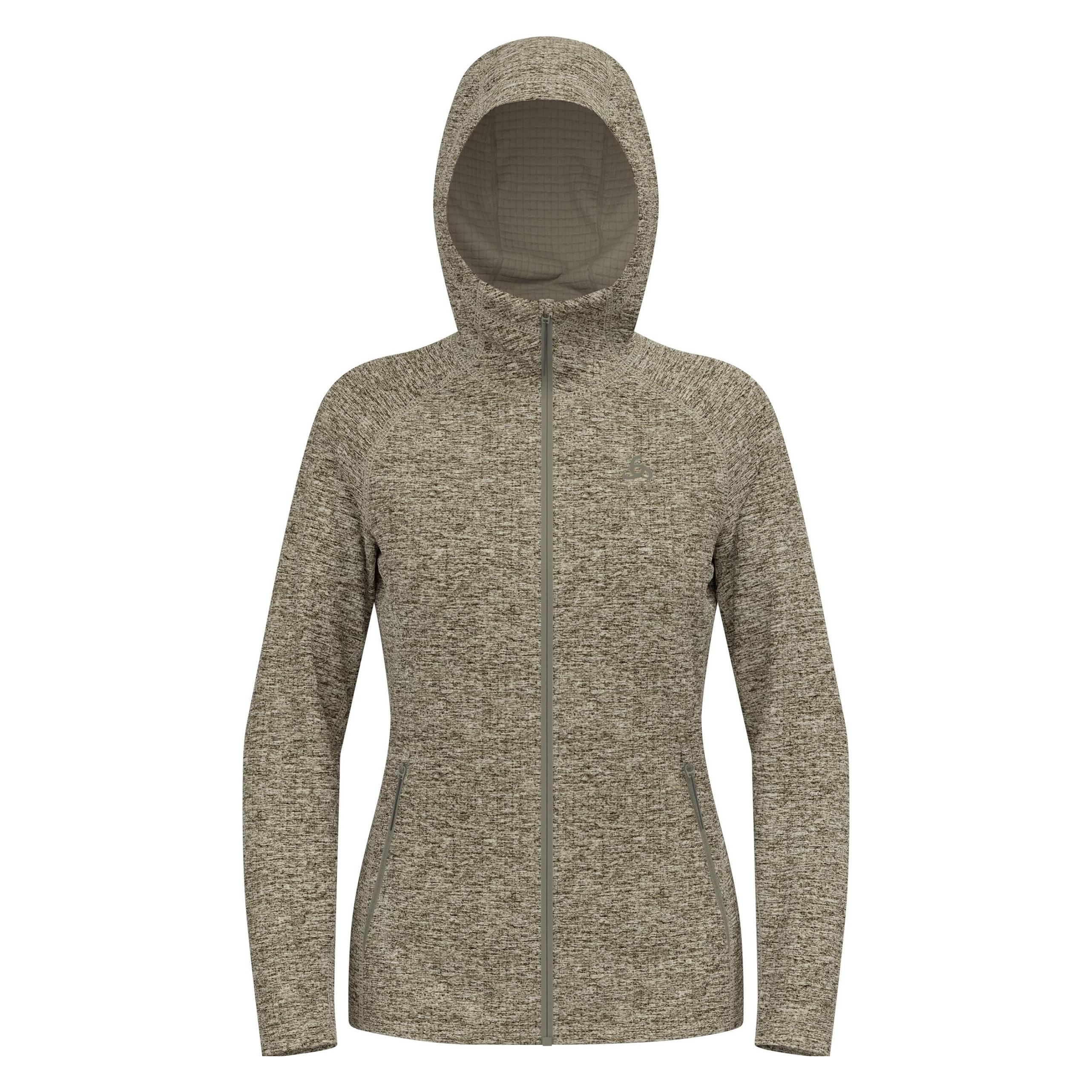 Odlo Women's Tencia Mid Layer Hoody Full Zip (M) (54276140457M)