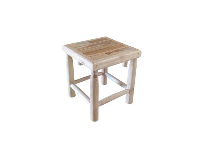 Gartenbeistelltisch Naturfarben Teakholz