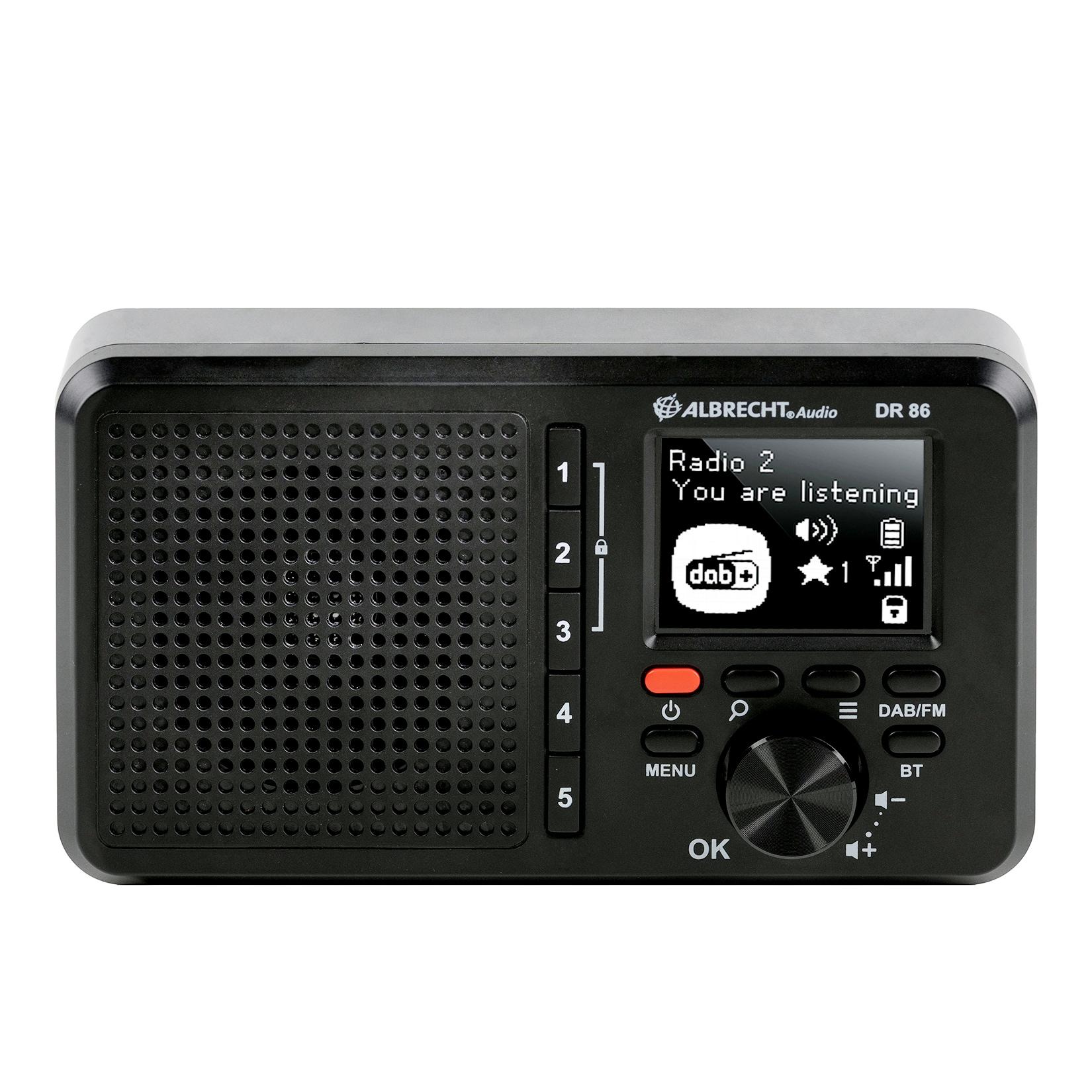 Albrecht DR 86 tragbares Radio, Outdoor-Radio für unterwegs