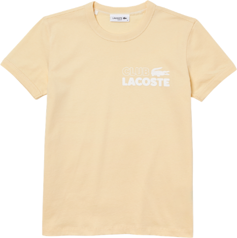 Camiseta Lacoste Mujer Beige 34