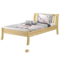 Erst-Holz Komfortables Einzelbett Seniorenbett 120x200 Gästebett Kiefer massiv V-60.61-12 ohne Zubehör