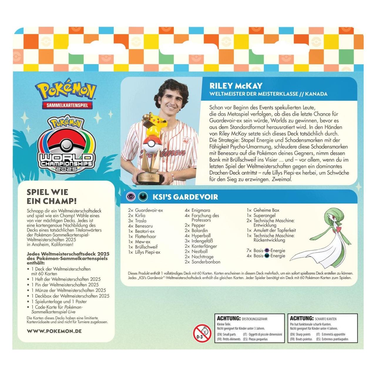 Amigo Pokemon TCG WM Weltmeisterschaftsdeck 2025 (13541)