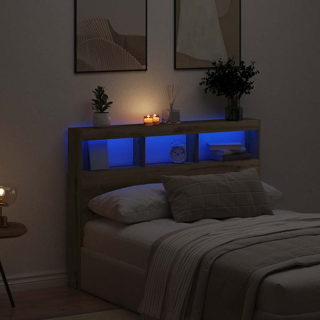 Metro Cedria Headboard Artisan Oak 140 x 17 x 102 cm