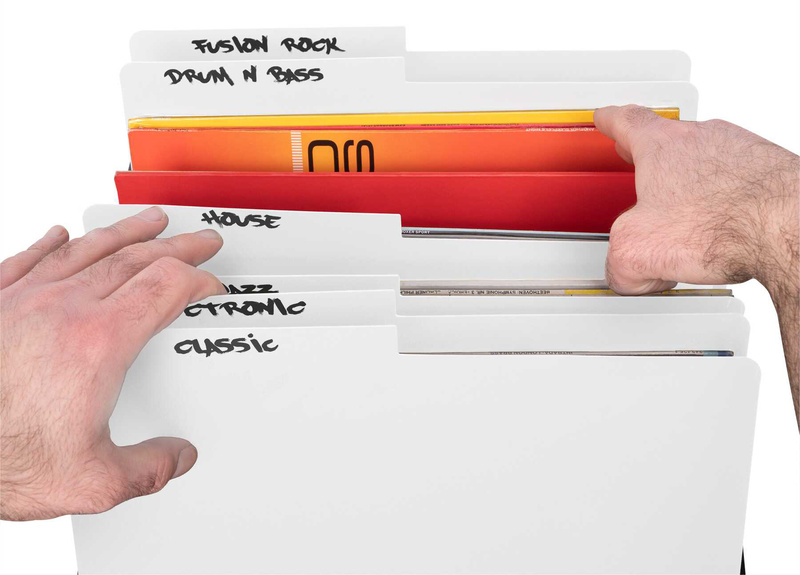 Glorious Vinyl LP Divider Set White bianco