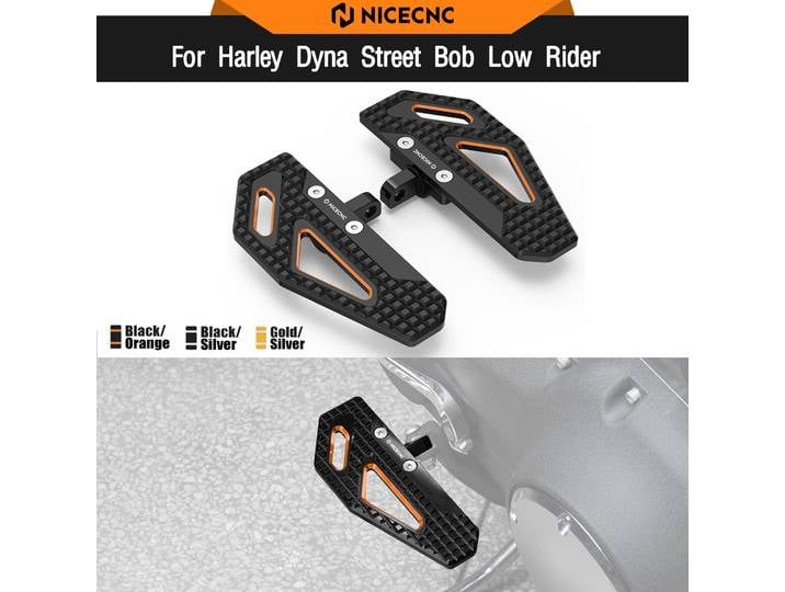 Repose-pieds pour Harley Dyna Street Bob FXDB 2006 – 2017, repose-pieds Super Glide FXD Low Rider FXDL Fat Bob FXDF Daytona FXDB-D