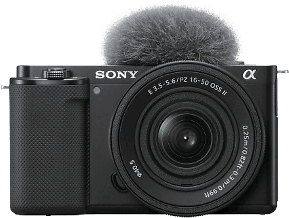 Cámara EVIL – Sony Alpha ZV-E10K con Objetivo Intercambiable 16-50 mm II (24.2 MP, Vídeo 4K, Eye AF en Tiempo Real, Pantalla Abatible), Vlog, APS-C