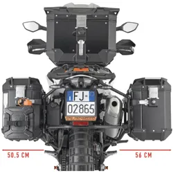 Givi, Motorradgepäck, Support de valise latérale en tube d"acier spécifique PL CAM
