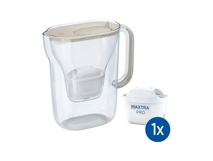 BRITA Style Essential Wasserfilter Sand + 1x MAXTRA PRO