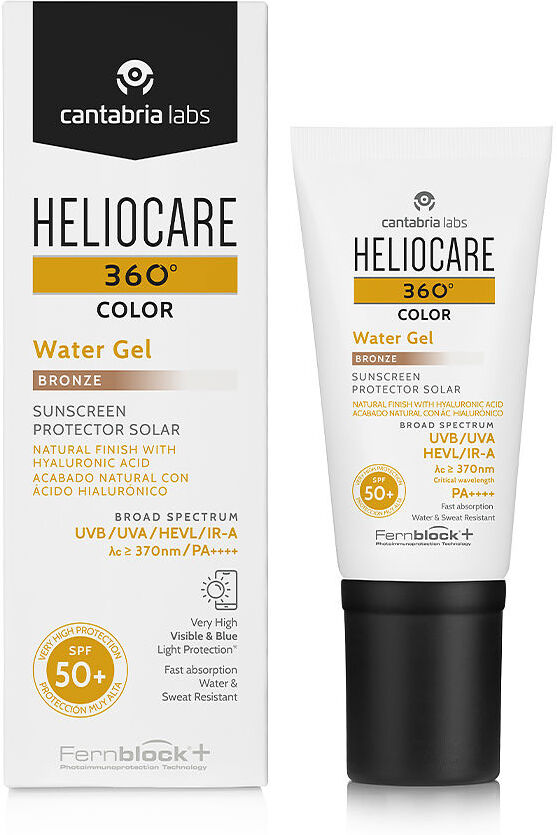 Cantabria Labs Heliocare 360° Color crème solaire avec aqua gel color SPF50+ #bronze