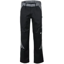 PLANAM Herren Arbeitshose Highline mit Knietaschen 2711 schwarz schwarz/schiefer/zink 56