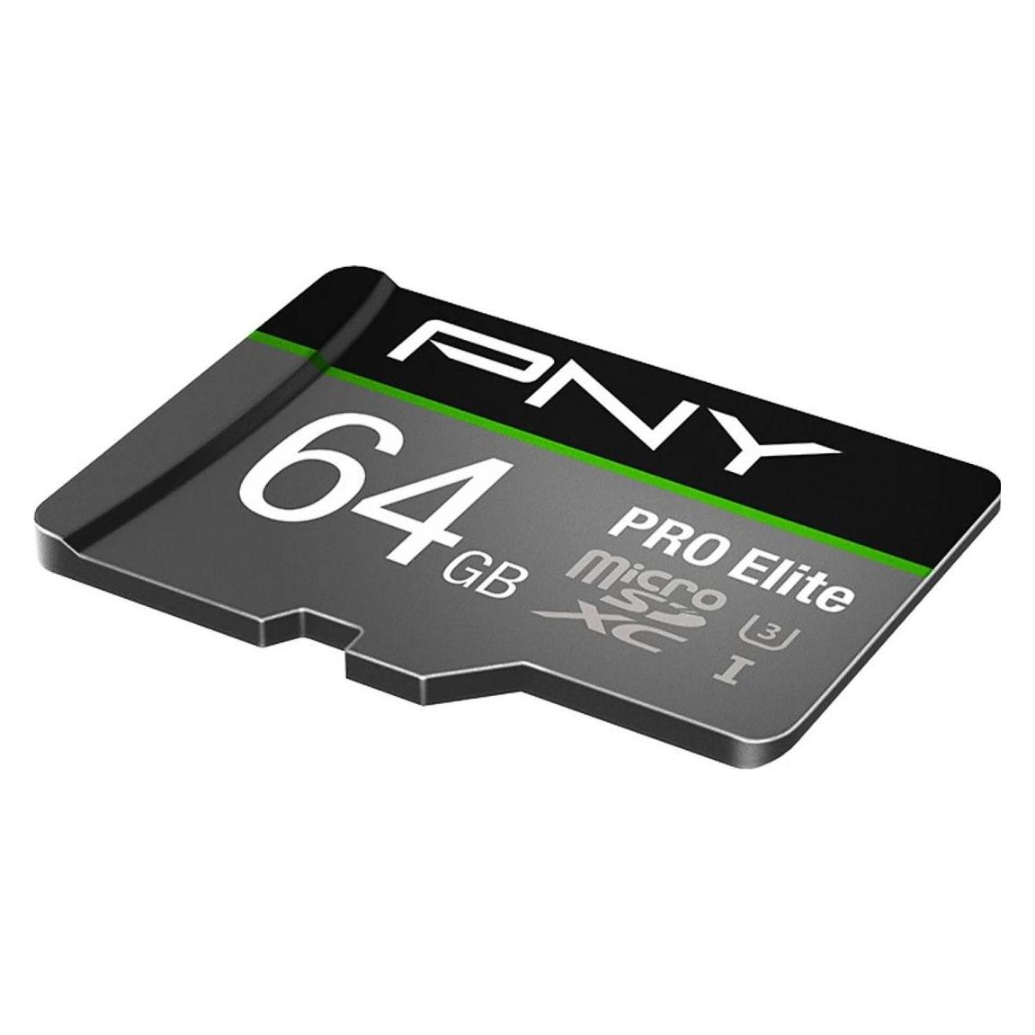 PNY Pro Elite (64 GB, microSDXC, U3, UHS-I) (P-SDU64GV31100PRO-GE)