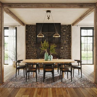 Nuloom Hillstone Collection Traditional Vintage Medallion Area Rug