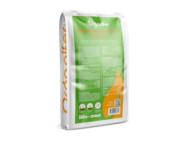 Meelworm Frass - 20kg = 200m2 - NPK - Waarde Van (3,5-3,5-2,5)