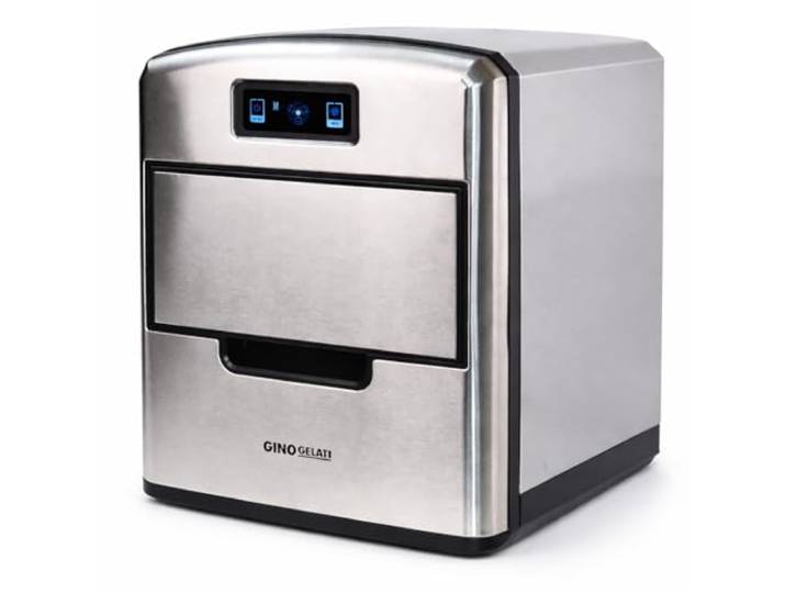 Syntrox Germany GG-175W de Luxe Digitaler Edelstahl Eiswürfelbereiter Eiswürfelmaschine Icemaker