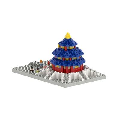 BRIXIES 200179 - Temple of Heaven, 3D Konstruktionsbausatz aus Ministeinen, 529 Teile