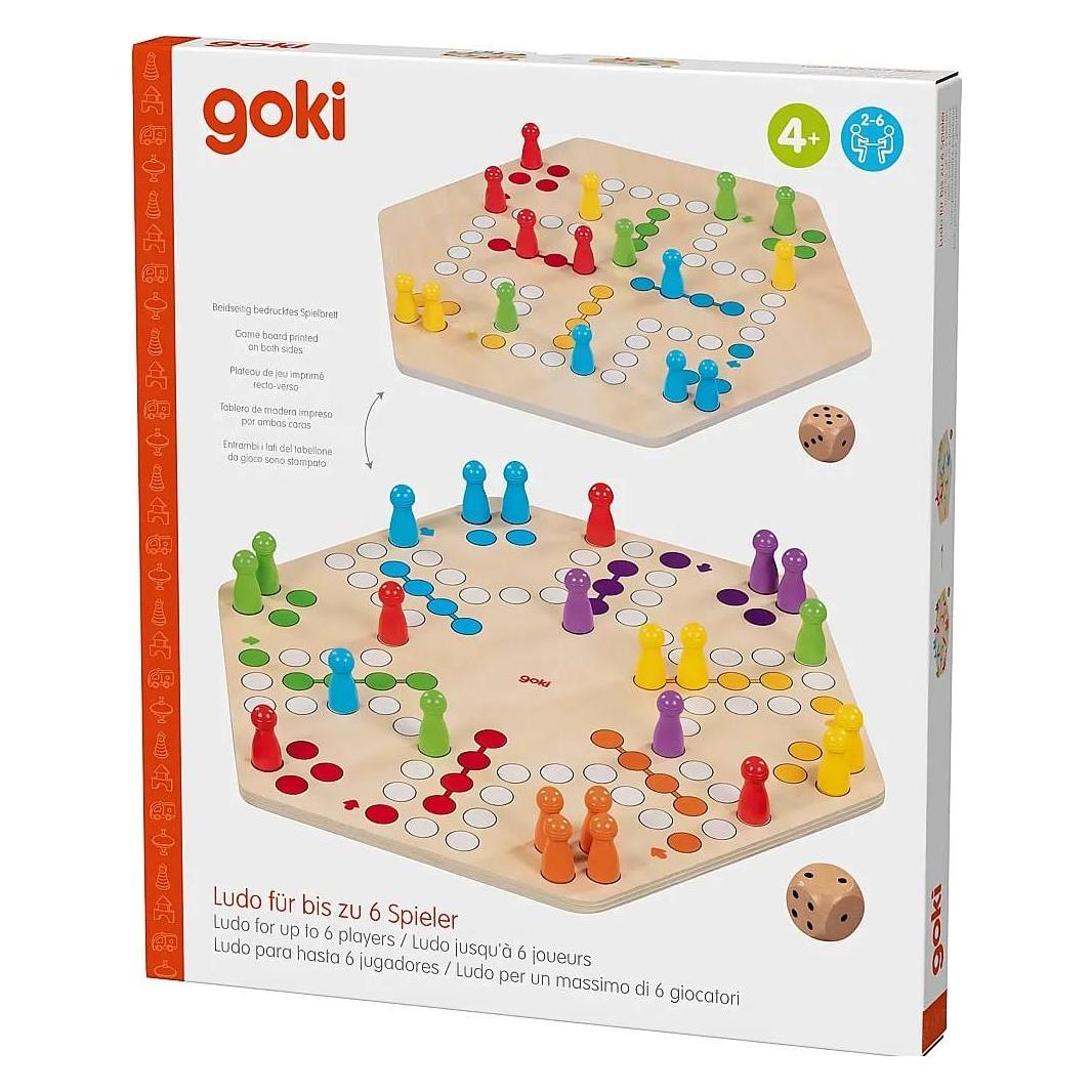 Goki Ludo (Multilingual, 2 - 6 Spieler) (56298)