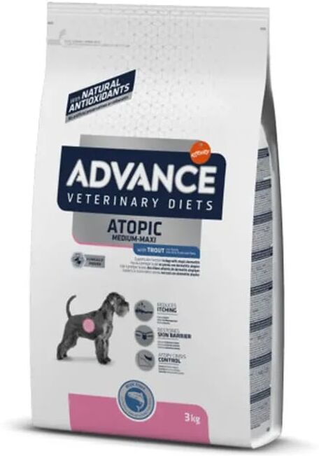 Advance Veterinary Diets Ração Cães Medium Maxi Atopic 3 Kg