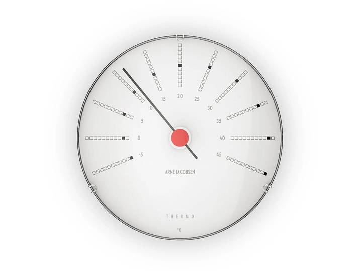 Arne Jacobsen Clocks Arne Jacobsen weerstation thermometer