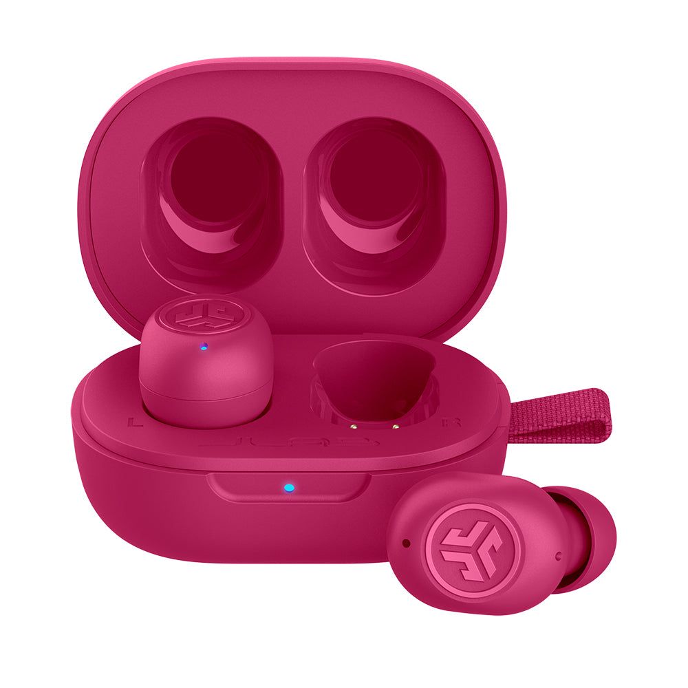 JLab JBuds Mini In-Ear Bluetooth Kopfhörer kabellos 5,5 h Laufzeit IP55 (Pink) 0810119070852