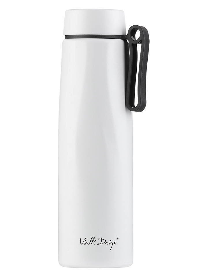 Vialli Design Thermosflasche in Weiß - 500 ml - onesize