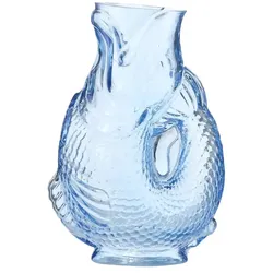 HOME STORY Vase   ¦ blau ¦ Glas ¦ Maße (cm): B: 10 H: 24