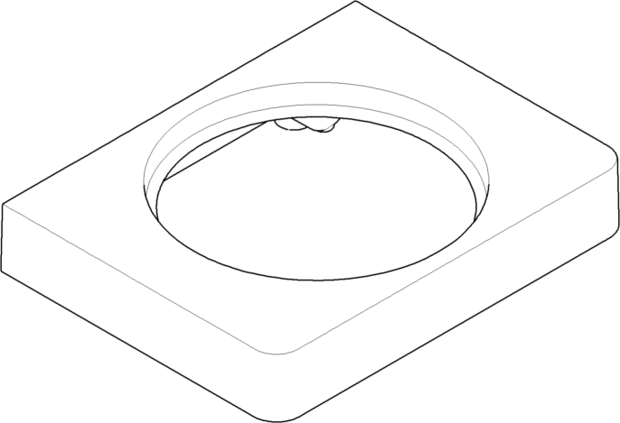 Dornbracht Gehäuse Toilettenbürste 082301506-06 platin matt