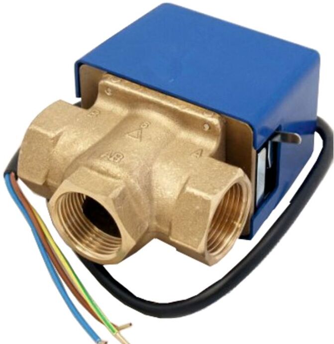 Wolf Zonenventil 2483800 DN 25, 1", 230 V, 3-Wege-Umschaltventil, für Solar