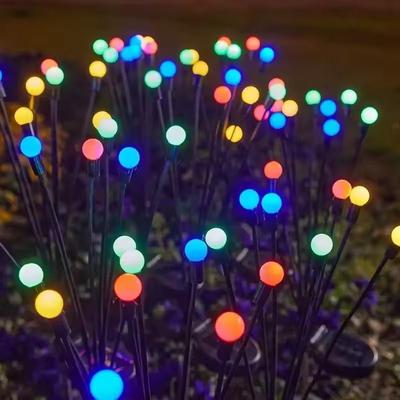 Inspired Living Solar Glow Sway RGB Garden Lights Outdoor Solar Pathway & Patio Illumination rgb 6led 1pc