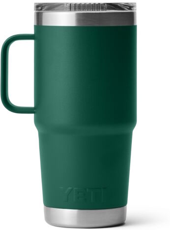 Yeti Rambler 20 Oz Travel Mug-Black Forest Green